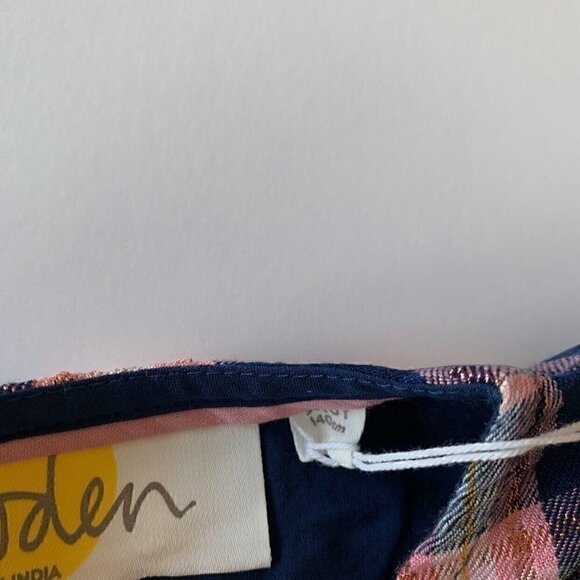 NWT Mini Boden Frill Tiered Long-sleeve Girl Dress 9-10 Years - Picture 9 of 14